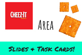 *UPDATED*  Cheez-It Area Google Slides & Task Cards (grade 3/4)