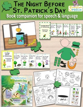 Preview of *UPDATED* The Night Before St. Patrick's Day:  Themed Book Companion Activities