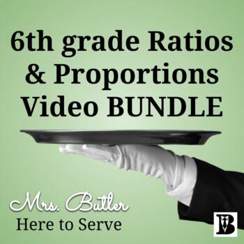 Preview of 6th grade Ratios and Proportions Video BUNDLE