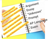 "Unknown" AP Prompt Argument Essay Organizer + Stems + Han