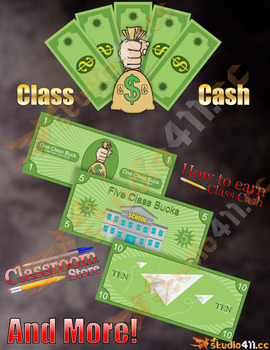 Preview of Class Cash - classroom economy v2.1 (Updated_8/8/23)