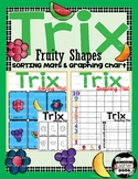"Updated New Fruity Shapes" Trix Sorting Mats and Graphing