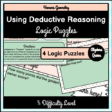 Using Deductive Reasoning to Solve Logic Puzzles Interacti