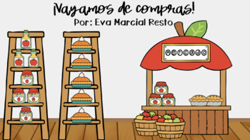 Preview of ¡Vayamos de compras! (Google Slide, Touch-Friendly Activity, Money Lesson)
