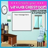 ⭐ Virtual Classroom Templates Editable Google Slides for D