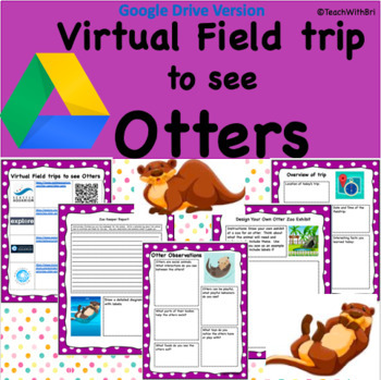 Preview of  Virtual Field Trip Learn About Otters Google Version