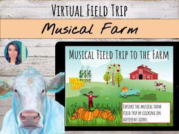 Preview of  Virtual Musical Fall Farm Field Trip for Google Slides