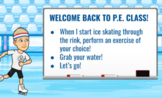   Virtual PE Lesson-Ice Skating Theme! 