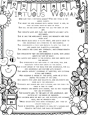 "Virtuous Woman" Color Sheet