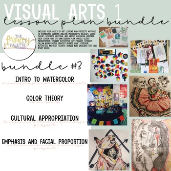 Visual Arts 1 Lessons & Projects Bundle #3 by The Primary Palette