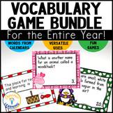 Vocabulary Activities and Word Game Bundle First Grade