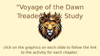 Preview of "Voyage of the Dawn Treader" Book Study / Chapter Activities and Vocab Quizzes