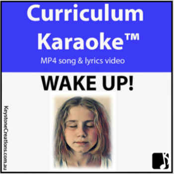 Preview of 'WAKE UP!' (K-7) ~Gratitude, Choices, Kindness.. l Distance Learning