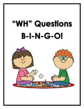 Preview of "WH" Questions BINGO