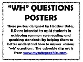 "WH" questions posters