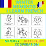 ❄️WINTER MEMENTO - I LEARN FRENCH - GAME FOR KIDS - MEMORY