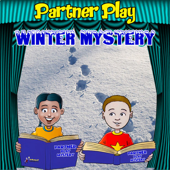 Preview of Readers Theater Partner Play Winter MYSTERY - reading fluency activity 