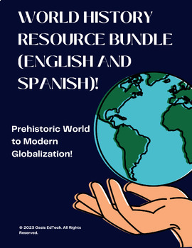 Preview of Bilingual World History Resource Bundle (English and Spanish)!