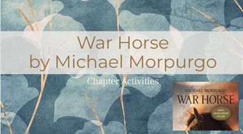 Preview of "War Horse" by Michael Morpurgo Novel Unit DIGITAL