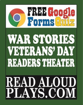 Preview of "War Stories" FREE Google Forms Comprehension Quiz