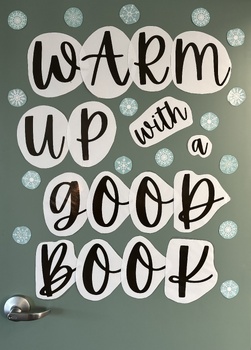 Preview of "Warm Up With a Good Book!" Winter Mug Book Recommendations Activity & Craft