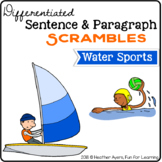 {Water Sports} Sentence & Paragraph Scrambles