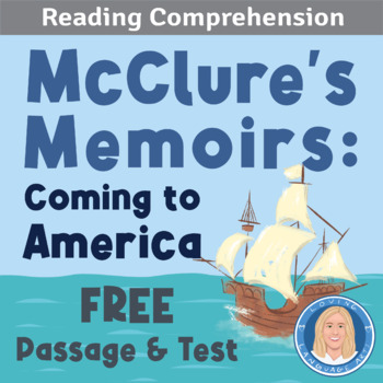 Preview of "We Sail for America" - Literary Nonfiction Reading Passage & ELA Test - FREE