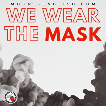 Preview of "We Wear the Mask" Pre-Reading Guide & Reading Questions / Editable