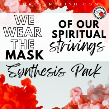 Preview of "We Wear the Mask" / The Souls of Black Folk Synthesis Pack / Editable