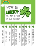 "We're So Lucky" Tear Away Printable - St. Patrick's Day -