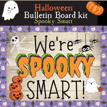 Preview of "We're Spooky Smart" Cute Halloween Bulletin Kit: Letters, Boarders, and More!