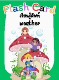 "Weather Flash Card", "Pronunciation Card", "Thai - English
