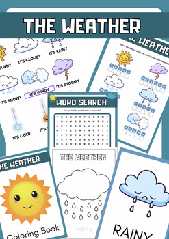 Preview of 'Weather' Teacher's Pack for Young Learners