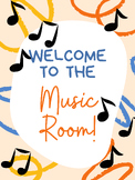 "Welcome to the Music Room" Sign