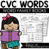 CVC Words Word Family Worksheets Kindergarten Reading