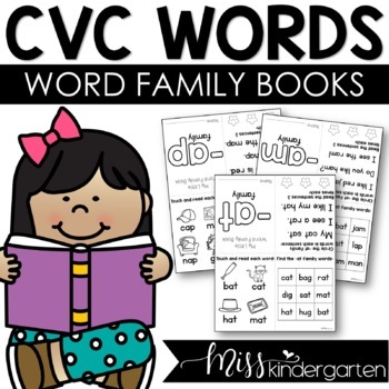 Preview of CVC Books Reading Simple CVC Sentences for Kindergarten