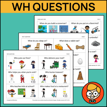 Reading Comprehension Special education WHY Questions with Visual Answers Special Needs Clip Card or Dry Erase Activity, Early Reading