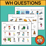 "Wh" Question Task Cards with Visual Answer Choices
