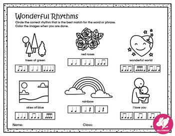 Louis Armstrong "What A Wonderful World" Activities by SillyOMusic