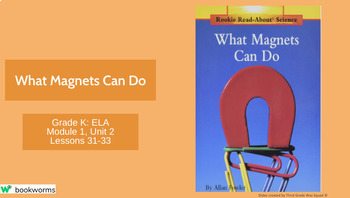 Preview of "What Can Magnets Do" Google Slides- Bookworms Supplement