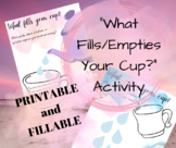 "What Fills Your Cup?" Activity