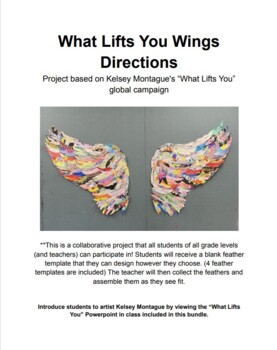 Preview of "What Lifts You" Wings - Collaborative Art Project
