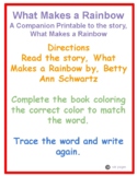 "What Makes a Rainbow" companion Printable for the story, 