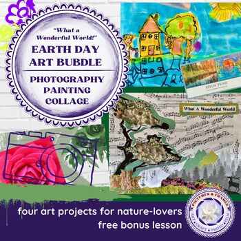 Preview of "What a Wonderful World": Earth Day Art Bundle
