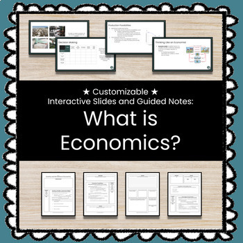 Preview of ★ What is Economics? ★ Unit w/Slides, Guided Notes, and Quizzes