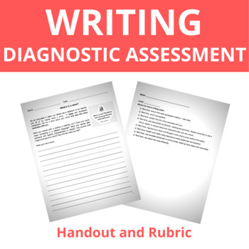 Preview of "What's in a name?": First Day of School/Term Writing Diagnostic Assessment