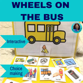 Preview of Wheels on the Bus Interactive Adapted Circle Time Song Preschoolers Special Ed