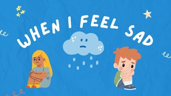 Preview of "When I Feel Sad..." Social Story