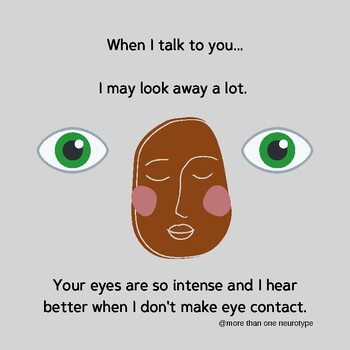 Preview of "When I Talk To You..." Autistic Communication Styles