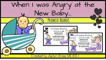 Preview of HEALTHY SIBLING RELATIONSHIPS _"When I was Angry at the New Baby..." BOARD